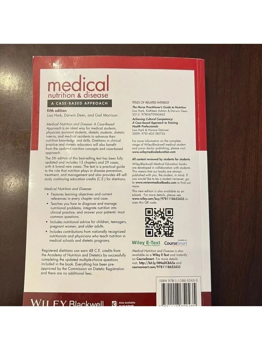 Medical Nutrition & Disease A Case Based Approach. Fifth Edition Paperback
